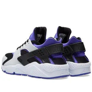 =CodE= NIKE AIR HUARACHE 皮革透氣網慢跑鞋(藍紫黑灰白).318429-501.武士RUN.男女