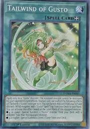 A946 YUGIOH SPELL CARD TAILWIND OF GUSTO DAMA-EN061