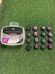 Black Widow Soft spikes Golf Spikes Cleats Sprigs Q Fit Nike