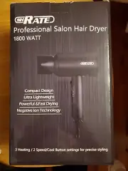 SHRATE Ionic Hair Dryer Professional Salon 1800 Watt Hair Dryer. Brand new