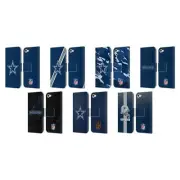 NFL DALLAS COWBOYS LOGO LEATHER BOOK WALLET CASE FOR APPLE iPOD TOUCH MP3