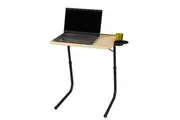 TABLE BUDDY Smart | Folding Table With Cup Holder | Marble