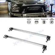 Fit Ram Lincoln Rivian 2Pcs Silver Rear Diffuser 7.87'' Strut Rod Support Bar (for: Lincoln)