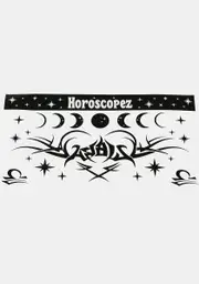 [HOROSCOPEZ] Libra Temporary Tattoo Sheet