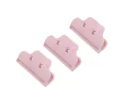 Household Food Bag, Sealing Clip, Food Moisture-Proof Bag Sealing Clip, Snack Clip, Food Plastic Bag Clip,Pink