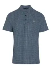 Original Penguin Polo Shirt (All Over Micro Pinball Flipper, Caviar, Medium) NEW
