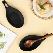 Silicone Spoon Rest Spatula Holder Heat Resistant Utensil Placemat Tray Kitchen
