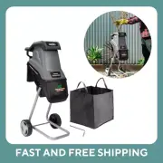 2400W Electric Garden Outdoor Shredder Mulcher Chipper 35mm Cutting Capacity