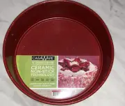 Casaware 9” Red Springform Pan Ceramic Non-Stick Easy Release