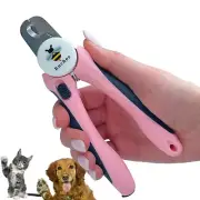 Cute Dog & Cat Pet Nail Clippers with Safety Guard, Easy & Safe To Use At Home.