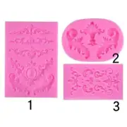 European Carved Silicone Mold DIY Handmade Soap Cake Chocolate Making Pastry
