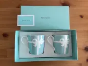 Tiffany & Co. Turquoise blue mug set of 2