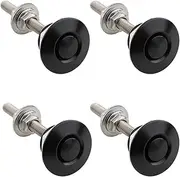 4Pcs Universal Vehicle Hood Pins, Universal Aluminum Vehicle Hood Pins-Quick Release Lock Latch Bumper License Plate Lock Clip Push Button Bonnet, Push Button Bonnet Kit ﻿