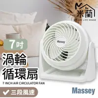 在飛比找蝦皮購物優惠-【米蘭】Massey 7吋渦流循環扇 保固一年 電風扇 迷你