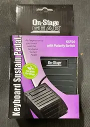 On-Stage Stands KSP20 Keyboard Sustain Pedal Universal *NEW*
