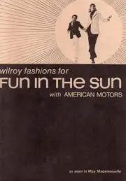 AMC NOS Wilroy Fashions 70 71 book AMX Javelin Hornet Gremlin Dealers ladies