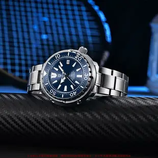 PAGANI DESIGN 新款男士海關潛水夫自動腕表搭載精工YN55機芯不銹鋼藍寶石玻璃質地夜光手錶