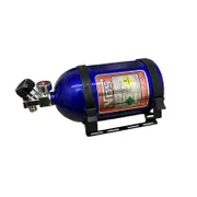 Stylish Nitrogen Bottle Tissue Dispenser Holder Box Suitable For Auto Enthusiasts & Racers Distinctive Car Interior Look NOS Blue