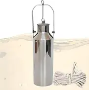 Water Sampler Kit, Stainless Steel Sampling Container Core Sampler, Handheld Sampling Device Liquid Extractor Viscous Liquid Sampler(Silver,1000 mL/33.8fl oz)