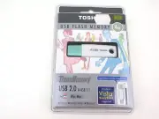 USB 2.0 DRIVE FLASH MEMORY 4GB TOSHIBA U2K-004GT(A) PC MAC PORTABLE SMALL