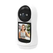 3MP 2K PTZ Wifi IP Camera Video Call with 2.8 Inch IPS Screen Baby Cry Sound Detection Security IP Camera Baby Monitor i