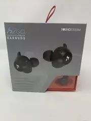SoundStream H2EQ-BK Premium True Wireless Stereo Earbuds Qi Charging Compatible