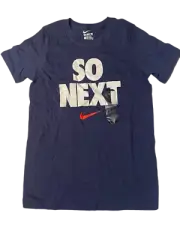Nike Boys So Next Swoosh Graphic Tee Sz Medium aq2505-451