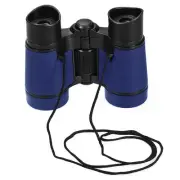 Toy Binoculars 4X30 Compact Foldable Binoculars Dark Blue with Neck Strap