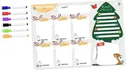 TEHAUX Dry Erase Magnetic Board Acrylic Planner for Refrigerator Reusable Weekly Calendar