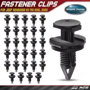 30Pcs 9mm Nylon Bumper Piller Push-Type Retainer Clips for Jeep Renegade Fiat (for: Jeep)