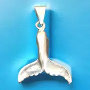 Erick's Sterling Silver Whale Tail Pendant Taxco.925