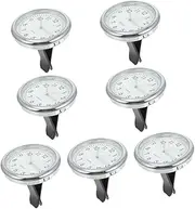 7 Sets Car Luminous Clock Pocket Clock Car Dashboard Watch Clocks Car Dash Clock Small Car Clock Car Digital Clock Adhesive Car Clock Auto Clock Auto Dashboard Clock Glass White ULTECHNOVO