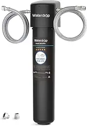 Waterdrop 15UA Water Filter, Under Sink Water Filter System, Water Purifier, Reduces Lead, Chlorine, Bad Taste & Odor, Under Counter Water Filter Direct Connect to Kitchen Tap, NSF/ANSI 42 Certified