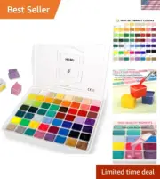 HIMI 56-Color Artist Gouache Set - Perfect for Beginners & Creative Explorers
