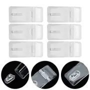 20 Sets Acrylic Lock Buckle Transparent Hinge Hasps Mini Latch