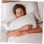 Premium Goose Down Pillows Queen Size - 700+ Fill Queen (Pack of 1) Mid-Plush