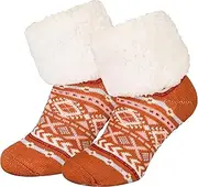 [Piarini] 1 pair of cuddly socks with ABS sole, warm women's socks, hut socks, winter socks with non-slip nubs