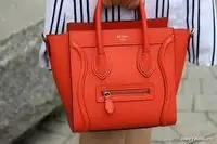 在飛比找Yahoo!奇摩拍賣優惠-降價正品 Celine nano  橘色  Luggage 