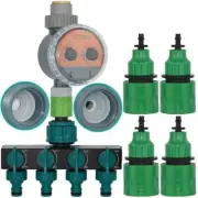 Water Automatic Ball Valve Timer 2-Way 4-Way Watering Timer Drip Irrigation