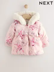Pink Baby Puffer Coat (0mths-2yrs) (AM9152) | $50 - $55