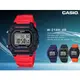 CASIO 卡西歐 手錶專賣店 國隆 W-218H-4B 復古電子男錶 樹脂錶帶黑X紅 防水50米 碼錶功能 W-218H 全新品 保固一年