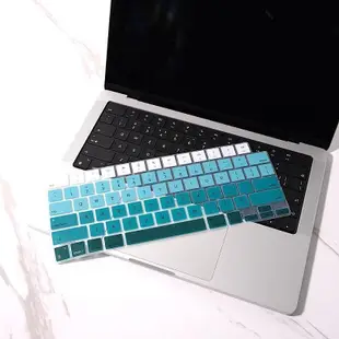 13 14 15 16吋MacBook Pro Air 2023蘋果筆電美式英文漸層色鍵盤膜