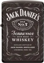 Zippo 49320 Jack Daniel's Photo Image 360 Tennessee Whiskey Black Ice
