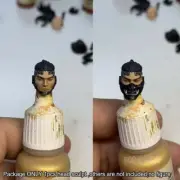 Delicate Painted 1/18 Cyberpunk Man Head Sculpt Soldier Head For 3.75" Figure