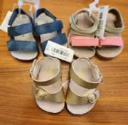 Old Navy Baby Girls 0-3 MONTHS Summer Sandals LOT OF 3 Pink Gold Denim #95423