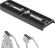 501PL Tripod Quick Release Plate Compatible with MVH500AH MVH502AH, 6.3"/16Cm