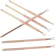 NOLITOY Stainless Steel Nail Care Kit Includes Cuticle Remover Pusher Polish Scraper for Home Salon Use