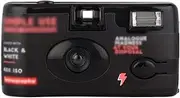Disposable Camera Simple Use Reloadable Camera 135 Full Frame 36 Sheets Simple Portable Gifts,Black and White