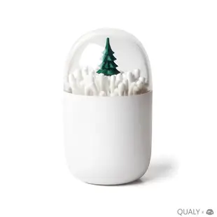 【築實精選】QUALY × 冬令時節棉花棒罐Winter Time : cotton bud holder