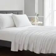 White Queen Size Sheet Set 1000 Thread Count Egyptian Cotton Sheets 4 Pc Bed ...